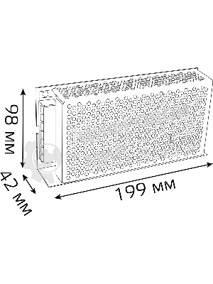 Блок питания Gauss 202002150 встраив. для лен.светод. черный