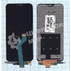 Дисплей для Xiaomi Redmi 6 Pro, Mi A2 Lite в сборе с тачскрином черный