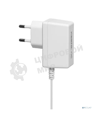 Адаптер питания KEENETIC/Keenetic PA10 (KPS-1210) Адаптер питания от сети 100–240 В, постоянное выходное напряжение 12 V с током до 1,0 A, для Keenetic c напряжением питания 9 или 12 В и током до 1.0 А