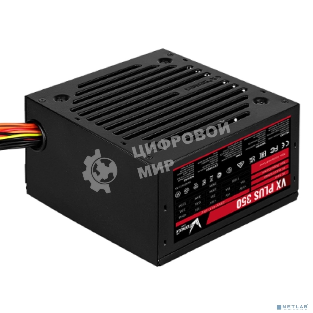 Блок питания Aerocool/Formula VX-350 PLUS, 350Вт, 120мм, черный