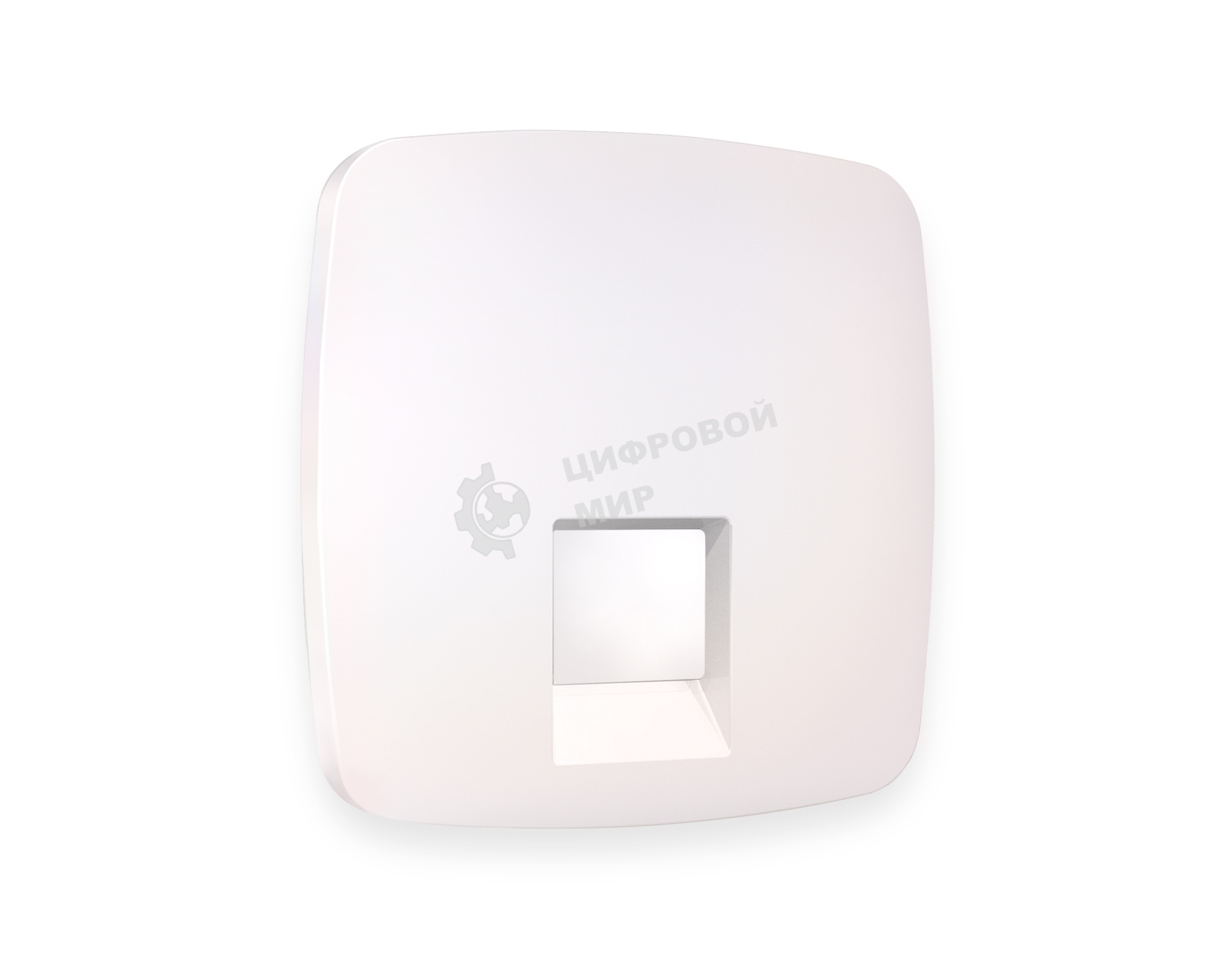 Лицевая панель OMEGA (Жемчуг) для компьютерной/телефонной розетки RJ-45/RJ-11 QUANT OP2120