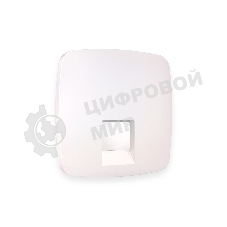 Лицевая панель OMEGA (Жемчуг) для компьютерной/телефонной розетки RJ-45/RJ-11 QUANT OP2120