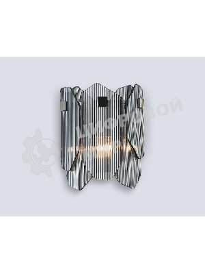 Светильник Ambrella light LH31207/2 SN/SM сатин никель/дымчатый E14*2 max 40W 220*150*270