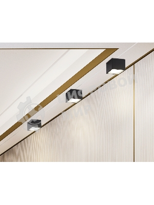 Светильник Ambrella light TN6532 BK черный IP44 GX53 100*100*80