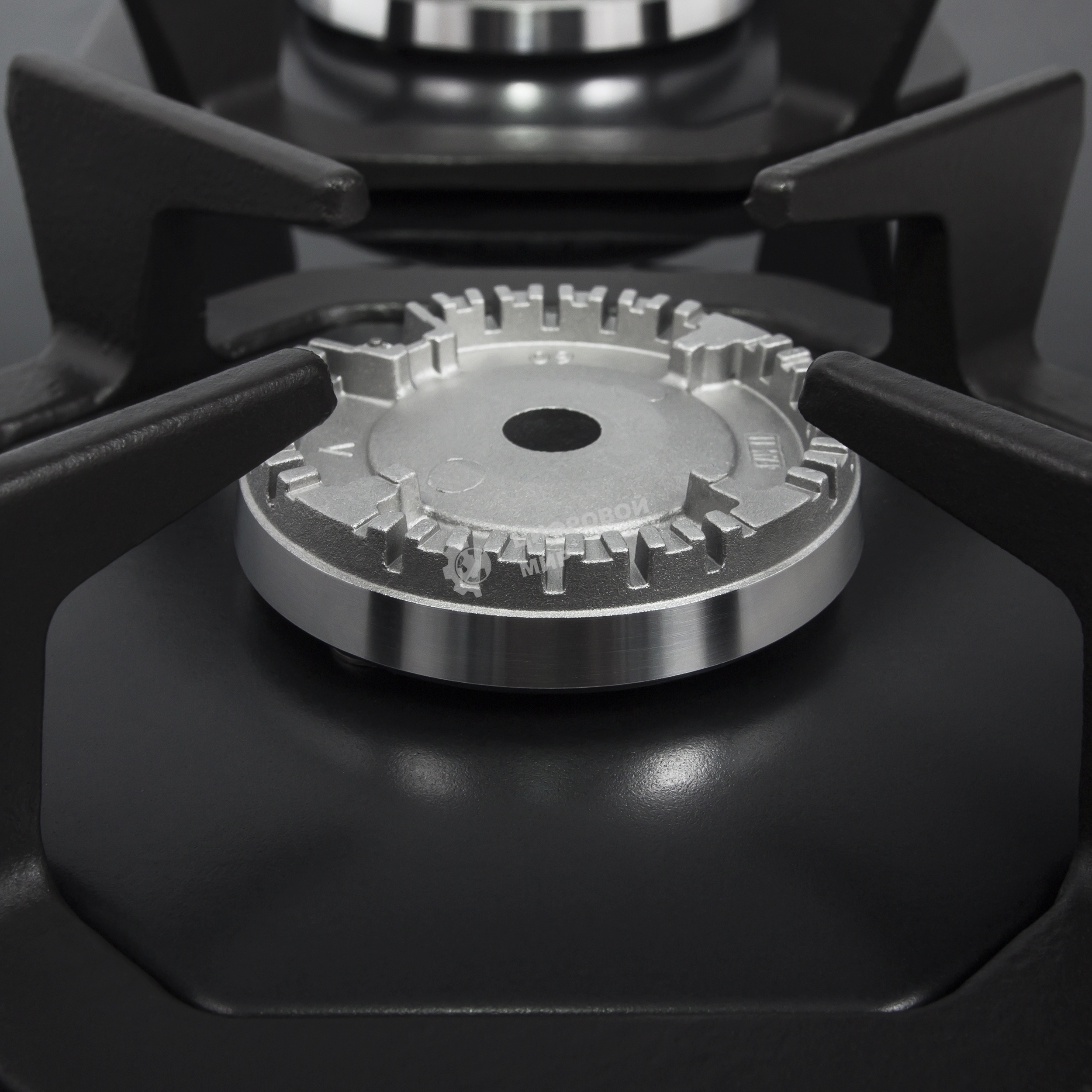 Газовая варочная панель Maunfeld EGHG.32.2CB/G, 2 конфорки, закаленное стекло, черный