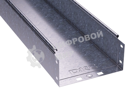 Лоток листовой неперфорированный 150х100 L3000 сталь 0.7мм ДКС 35102
