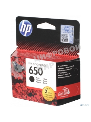 Картридж струйный HP 650 CZ101AE черный для HP DJ IA 2515