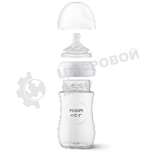 Бутылочка для кормления Philips SCY903/11 250 мл, 1 шт, серия NATURAL Response, пластик, PINK