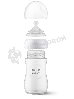 Бутылочка для кормления Philips SCY903/11 250 мл, 1 шт, серия NATURAL Response, пластик, PINK
