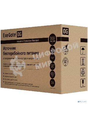 Источник бесперебойного питания ExeGate SpecialPro Smart LLB-2200.LCD.AVR.EURO.RJ 2200VA/1300W, LCD, AVR, 4 евророзетки, RJ45/11, черный