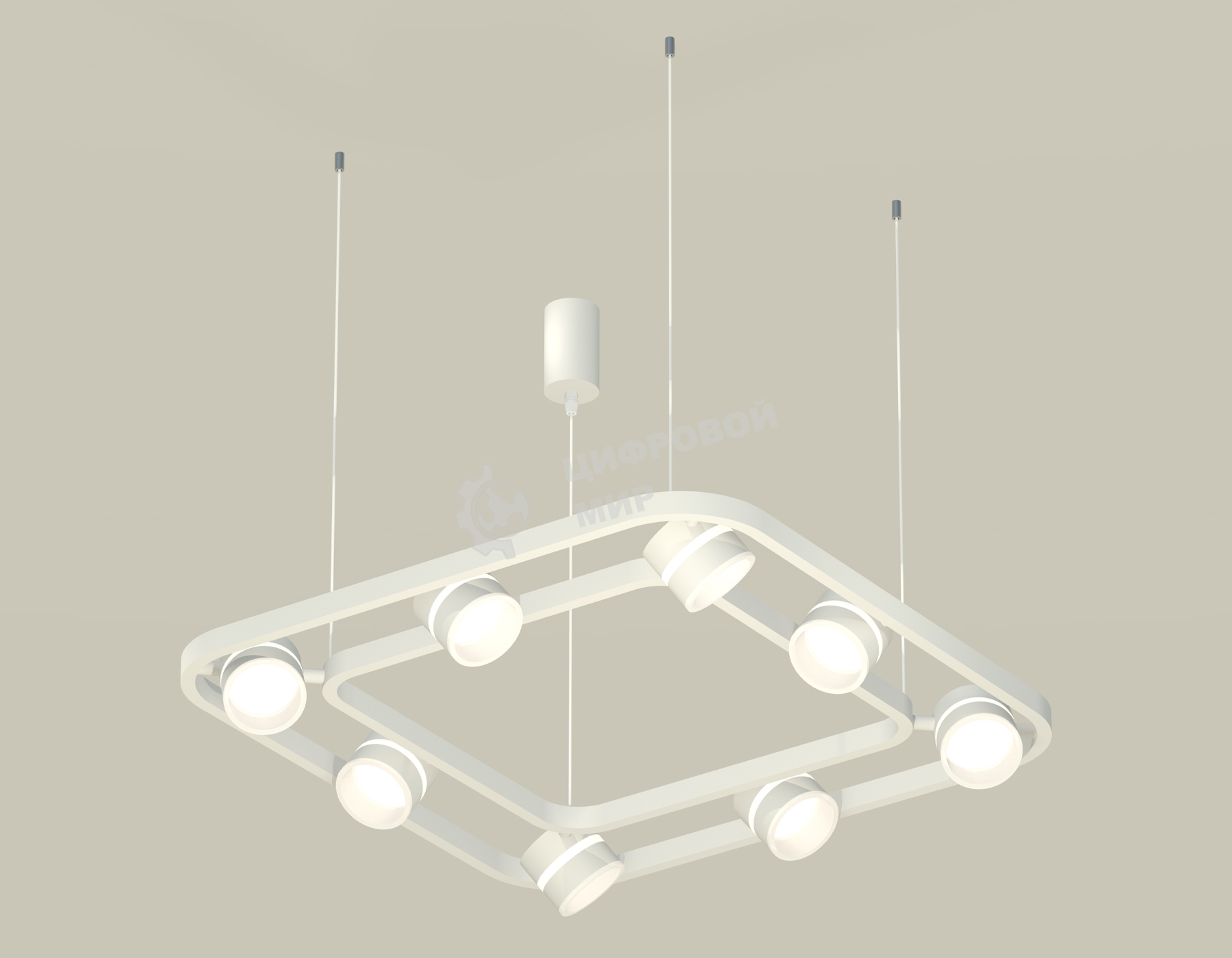 Светильник Ambrella light XB9177152/8 SWH/FR белый песок/белый матовый GX53 (C9177, N8444)