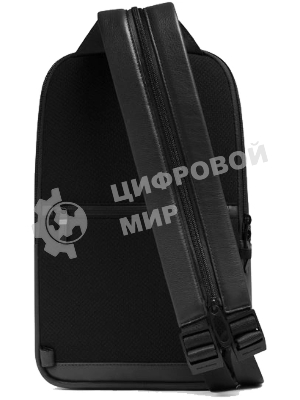 Рюкзак слинг мужской Piquadro Russel CA6764W137/N черный кожа