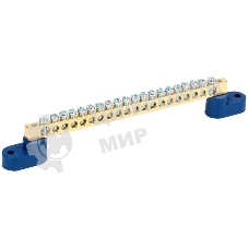 Шина нулевая ШНИ-6х9-20 У2-С на 2-х. угл. изол. IEK YNN10-69-20C2-K07