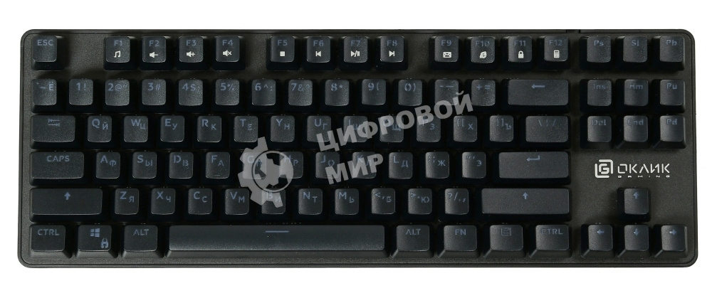 Клавиатура Oklick 969G Shotgun проводная, USB Type-A, чёрный