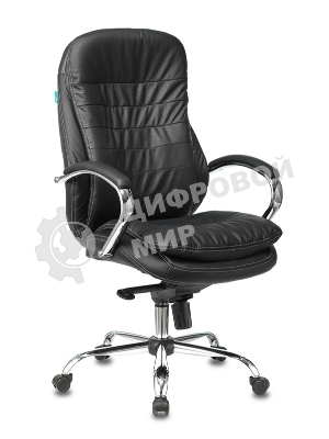 Кресло Бюрократ T-9950/BLACK черный, кожа