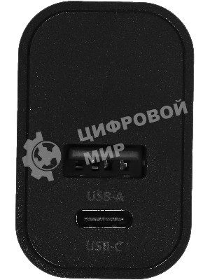 Сетевое зарядное устройство Buro BUWD1 3A PD+QC черный