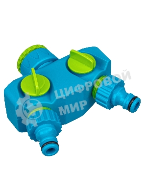 Разветвитель двухканальный LUXE Palisad с внутренней резьбой 3/4