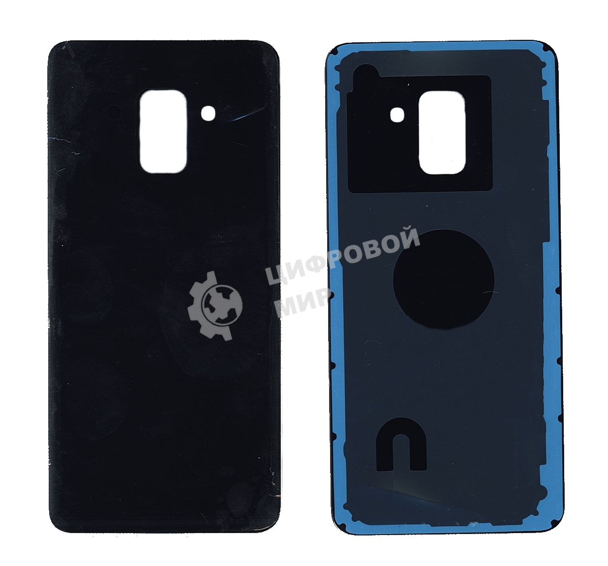 Задняя крышка для Samsung Galaxy A8 (2018) SM-A530F черный