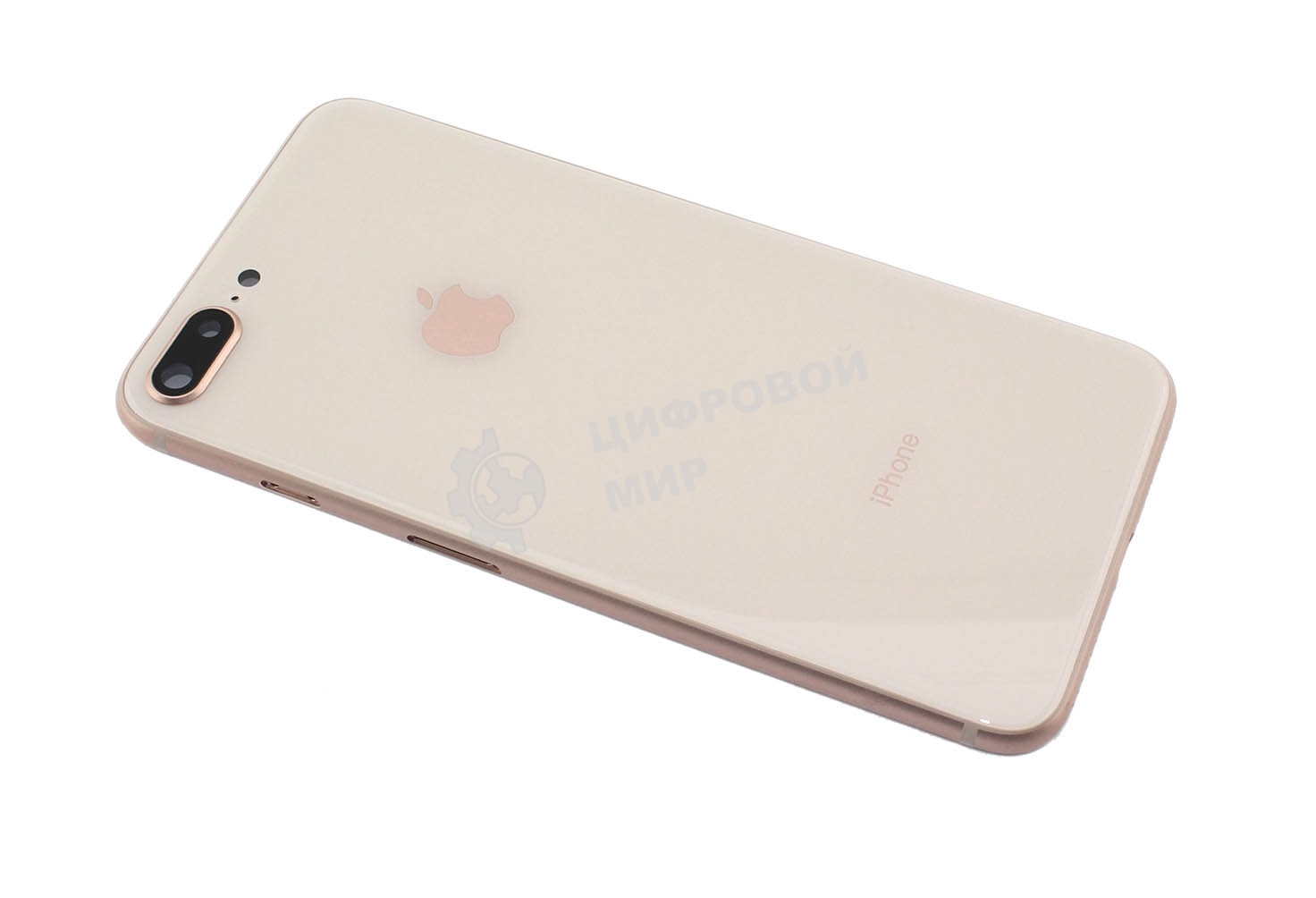 Задняя крышка (корпус) в сборе с рамкой для Apple iPhone 8 Plus розовый (Rose Gold)