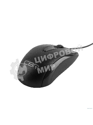 Мышь проводная CBR CM 124 черный, 1000 dpi, USB, кнопки - 3