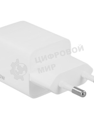Зарядное устройство Cablexpert MP3A-PC-61, 20Вт GaN, 3А, QC4.0/PD, 1xUSB, 1xType-C, белый, пакет