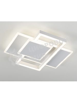 Потолочный светодиодный светильник Ambrella light FA1021/3 WH белый 50W 3000K-6400K 380*345*75 (ПДУ ИК)