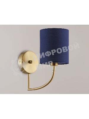 Настенный светильник Ambrella light LH71275 BS/DB латунь/темно синий E14 max 40W 225*120*250