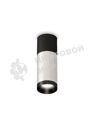 Светильник Ambrella Light XS6325060 PSL/SBK/PBK серебро полированное/черный песок/черный полированноый MR16 GU5.3