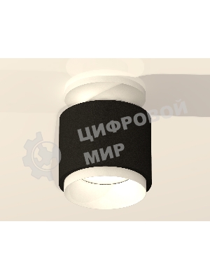 Светильник Ambrella Light XS7511040 SBK/SWH черный песок/белый песок MR16 GU5.3 (N7925, C7511, N7030)