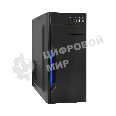 Компьютерный корпус Miditower ExeGate XP-333U Black, ATX, (XP600, Black,120мм), 1*USB/2*USB 3.0, Audio