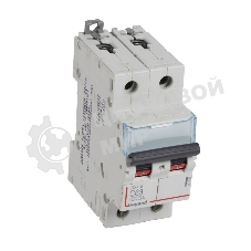 Выключатель автоматический модульный 2п C 63А 6кА DX3-E Leg 407283