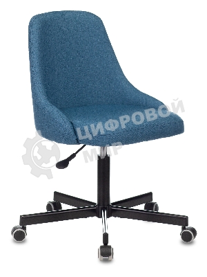 Кресло компьютерное Бюрократ CH-340M сердитое море 38-415, крестовина металл