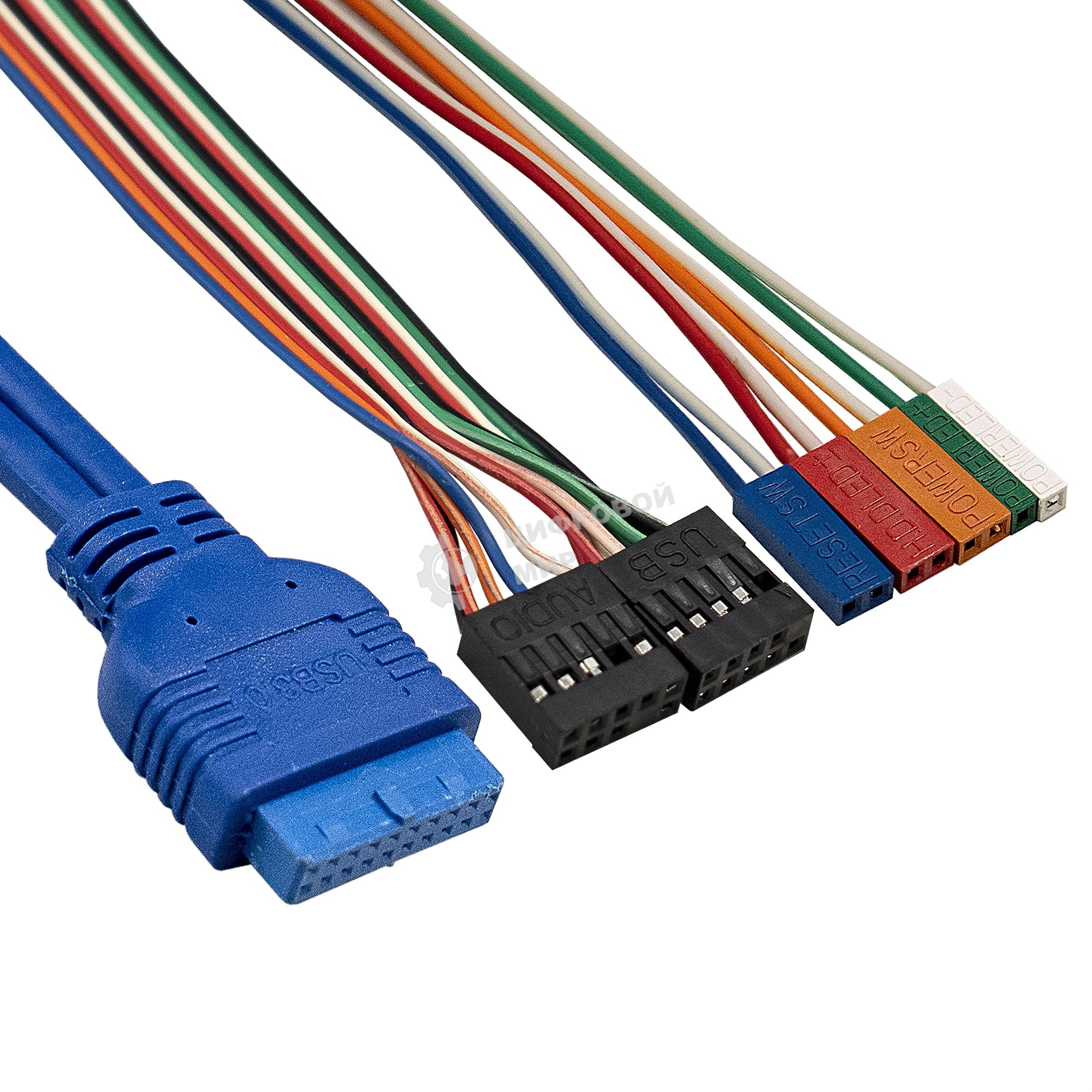 Корпус Miditower Exegate UN-604 Black, ATX, UN500, 120мм 2*USB+2*USB3.0, Audio