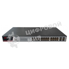 Коммутатор Hikvision DS-3E2528P(B) управляемый