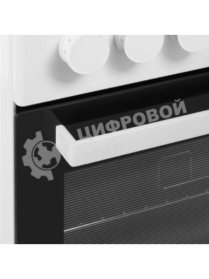 Плита электрическая Maunfeld MEC55CW08D белый, конфорок 4 шт, духовка 60 л, 50 см x 85 см x 60 см