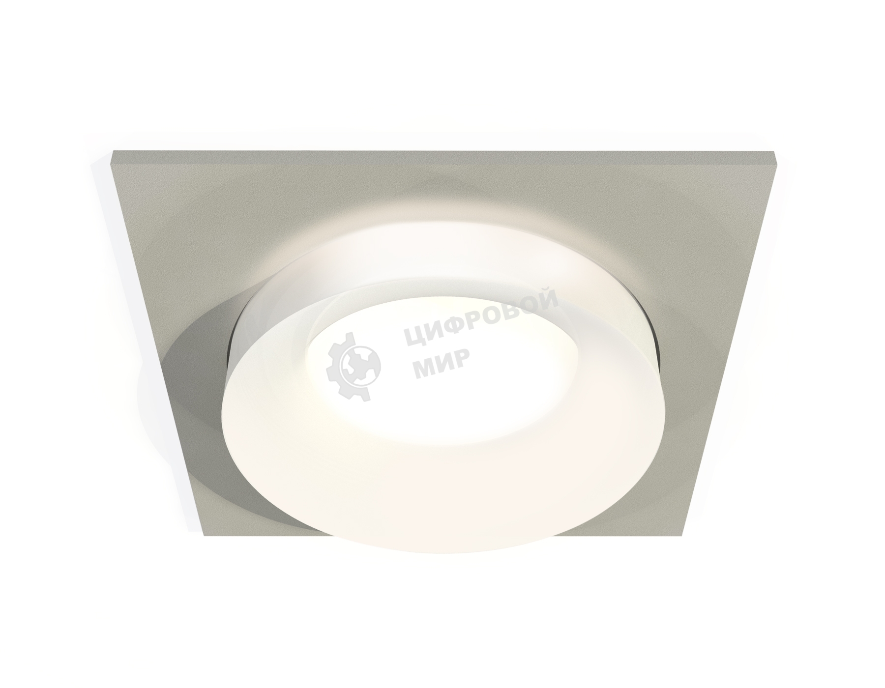 Комплект встраиваемого светильника Ambrella light XC7633041 SGR/FR серый песок/белый матовый MR16 GU5.3 (C7633, N7165)
