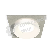 Комплект встраиваемого светильника Ambrella light XC7633041 SGR/FR серый песок/белый матовый MR16 GU5.3 (C7633, N7165)