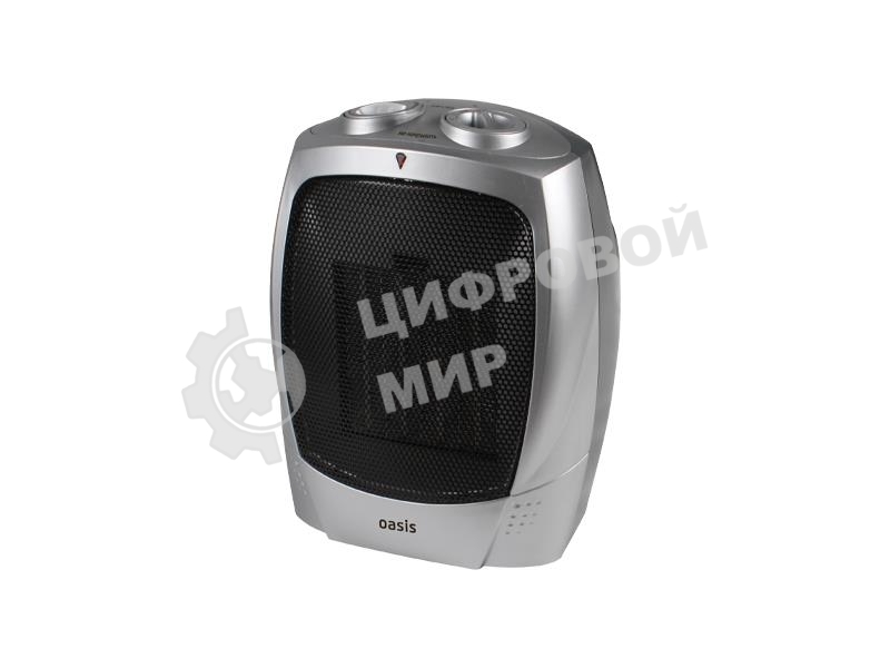 Тепловентилятор Oasis KS-15 серый, 1500 Вт, 20 м2