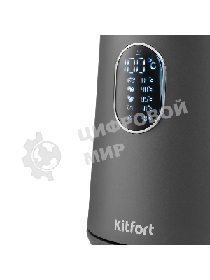 Чайник электрический Kitfort KT-6115-2 1.5л. 1800Вт серый (корпус: пластик)