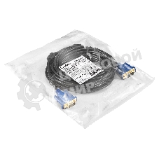 Кабель VGA Pro ExeGate EX-CC-PVGA-15M15M-7.5 (15M/15M, 7,5м, 2 фильтра, позолоченные контакты, экран)