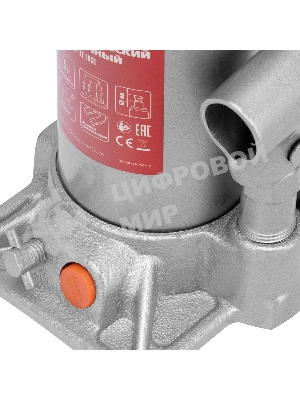 Домкрат гидравлический бутылочный Matrix, 5 т, h подъема 197–382 мм, в пласт. кейсе