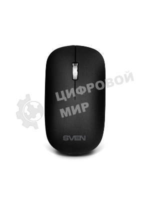 Комплект беспроводной SVEN ножничная клавиатура + мышь KB-C2550W черный (109 кл.,12Fn, 1000DPI, 2+1 кл.)