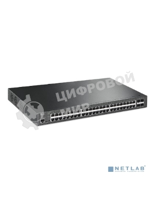 Коммутатор TP-Link TL-SG3452XP 48G 4SFP+ 48PoE+ 500W управляемый