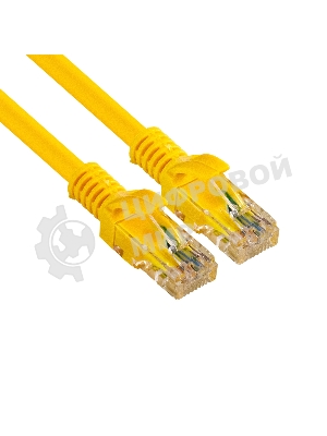 Патч-корд ExeGate UTP-RJ45-RJ45-C6-1M-YL, UTP, cat.6, 1м, желтый