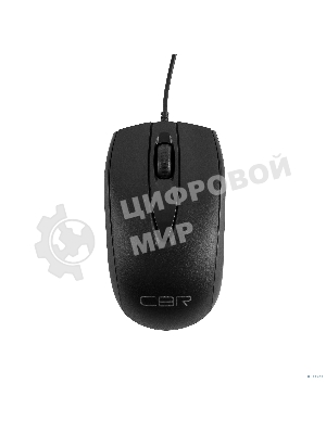 Мышь проводная CBR CM 124 черный, 1000 dpi, USB, кнопки - 3