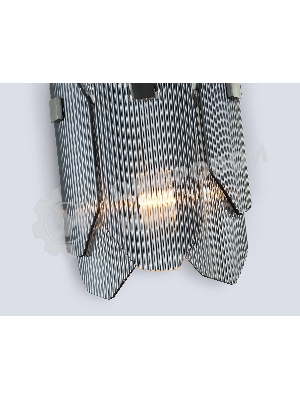 Светильник Ambrella light LH31207/2 SN/SM сатин никель/дымчатый E14*2 max 40W 220*150*270