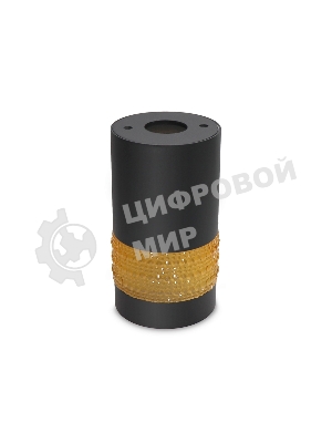Светильник Ambrella light TN375 SBK/TI черный песок/янтарь GU5.3 D65*117