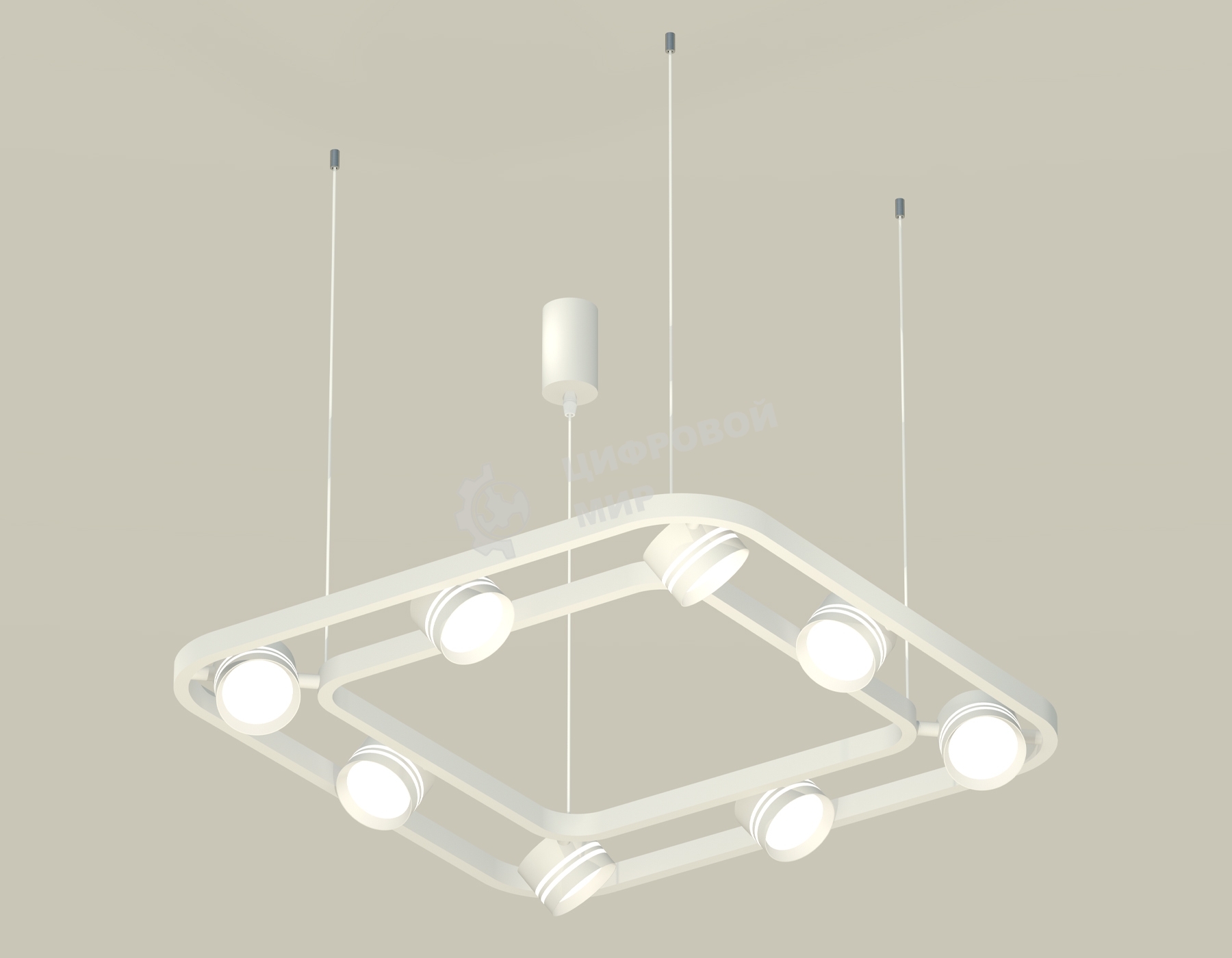 Светильник Ambrella light XB9177153/8 SWH/FR белый песок/белый матовый GX53 (C9177, N8477)