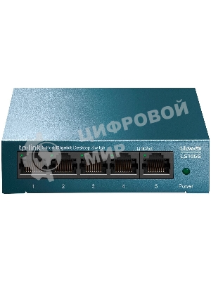 Коммутатор TP-Link 5 ports Giga Unmanagement switch, 5 10/100/1000Mbps RJ-45 ports