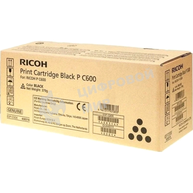 Тонер Ricoh тип P C600 черный